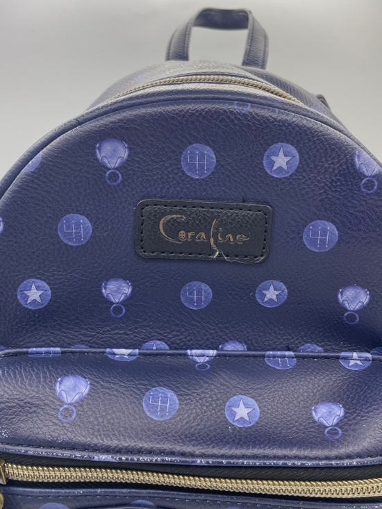 CAROLINE backpack in navy with character patch main image 8